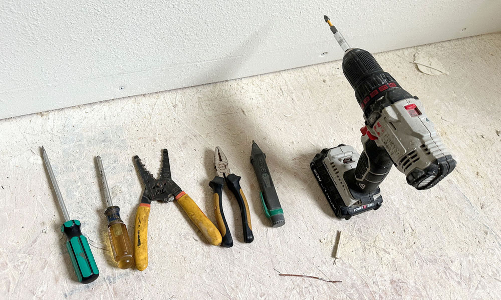 how to wire an outlet - tools needed