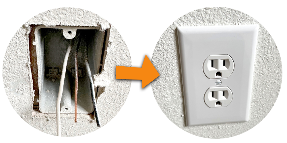 how to wire an outlet